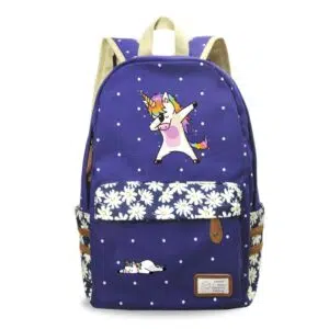 Eenhoorn Schooltas Blauw Primary