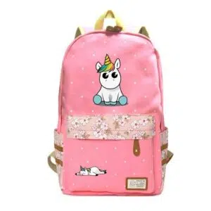 Roze Eenhoorn Schooltas