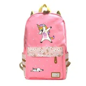 Roze Eenhoorn Schooltas Primair