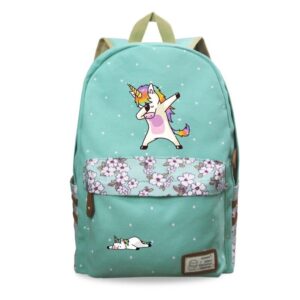 Groene Eenhoorn Schooltas Primair