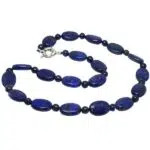 Lapis Lazuli en bonenketting.