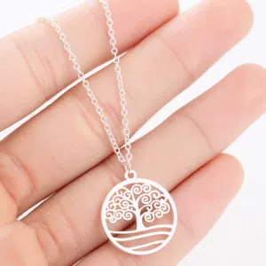 Ketting met bloeiende levensboom