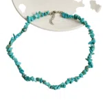 Turquoise halsketting