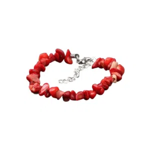 Barok rood koraal armband