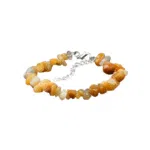 Gele jade barok armband
