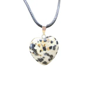 Jaspis hart ketting