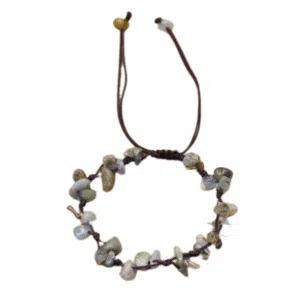 Verstelbare Labradoriet barok armband