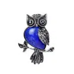 Lapis Lazuli hanger in de vorm van een uil.