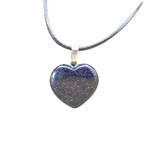 Hart zonnesteen ketting