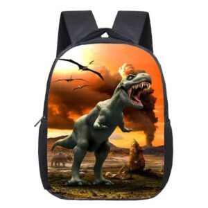 Rugzak voor dinosaurussen en vulkanen