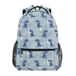 Dinosaurus Schooltas Lichtblauw