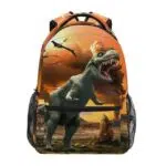 Dinosaurussen en vulkanen boekentas