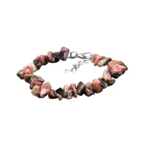 Rhodochrosiet barok armband sluiting