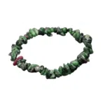 Barokke robijn en zoïsite armband