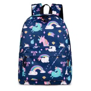Eenhoorn Schooltas Donkerblauw