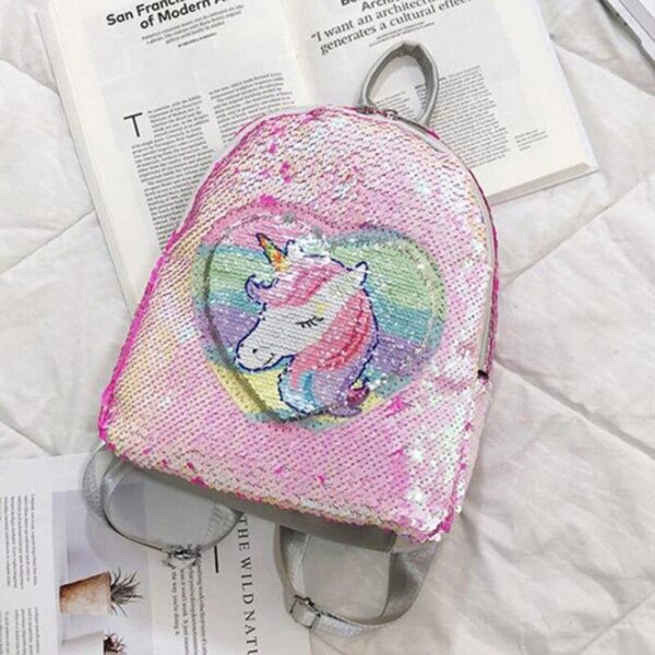 Unicorn Love Schooltas Licht Roze