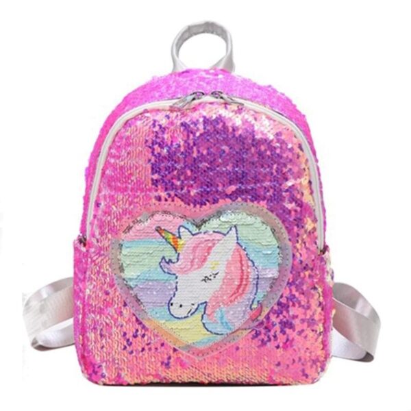 Unicorn Love Schooltas Licht Roze - Image 2