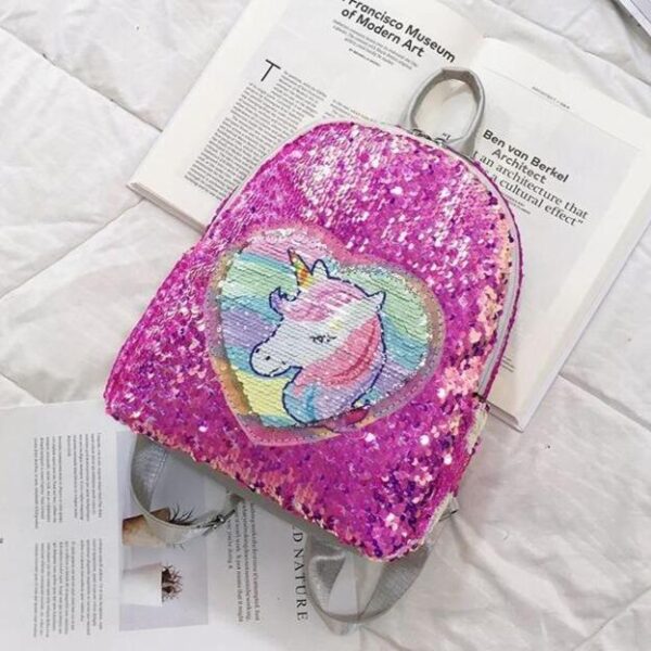 Unicorn Love Schooltas Licht Roze - Image 5