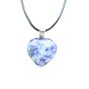 Sodaliet hart ketting