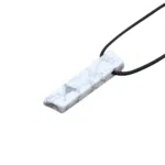Ketting met witte turquoise stenen