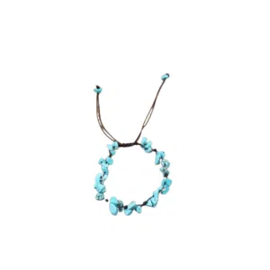 Turquoise barok verstelbare armband