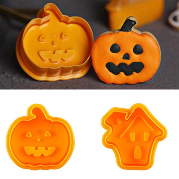 Halloween pompoen cookie cutter | Halloween schedel cookie cutter