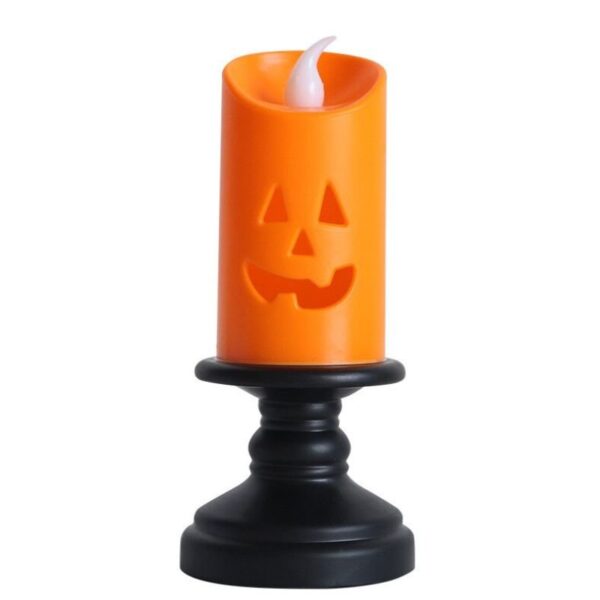 Halloween pompoen kaars | Halloween heks kaars