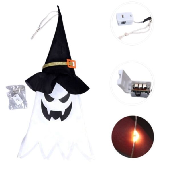 Halloween slinger spook | Halloween slinger pompoen - Image 2