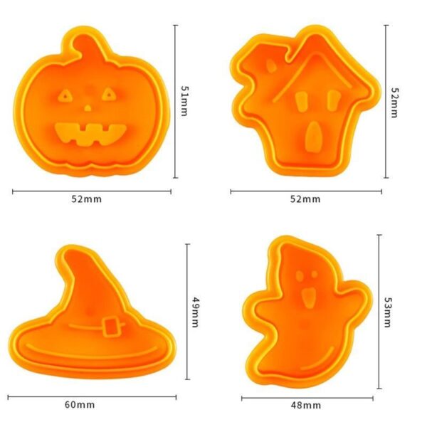 Halloween pompoen cookie cutter | Halloween schedel cookie cutter - Image 5