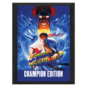 Streetfighter 2 Champion Edition lenticulair frame - Pixel Frames Plax