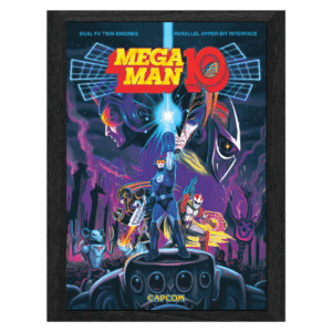 Megaman 10 Robot Crisis lenticulair frame - Pixelframes Plax