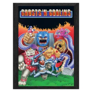 Ghost'N'Goblins lenticulair frame - Pixelframes Plax