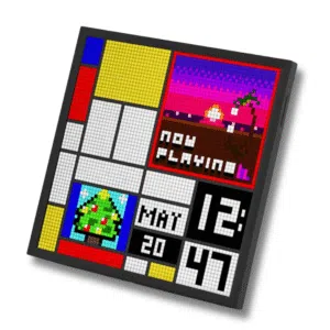Divoom Pixoo 64 Pixel Art verbonden frame