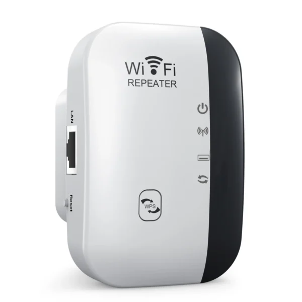 300 Mbps draadloze WiFi-repeater – 80211n signaalverlenger voor groot bereik – WiFi-versterker met WPS en 7 statusindicatoren – PC-compatibel - Image 7