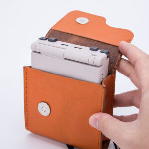 ANBERNIC RG35XX SP handgemaakte lederen opbergtas