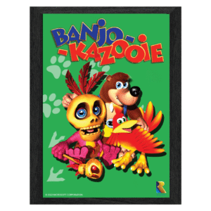 Banjo Kazooie lenticulair frame - Pixelframes Plax