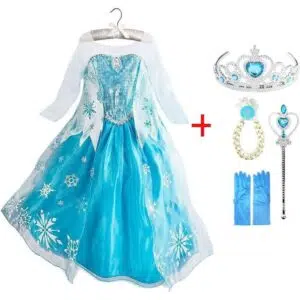 Frozen Koningin Verkleedjurk met Accessoires
